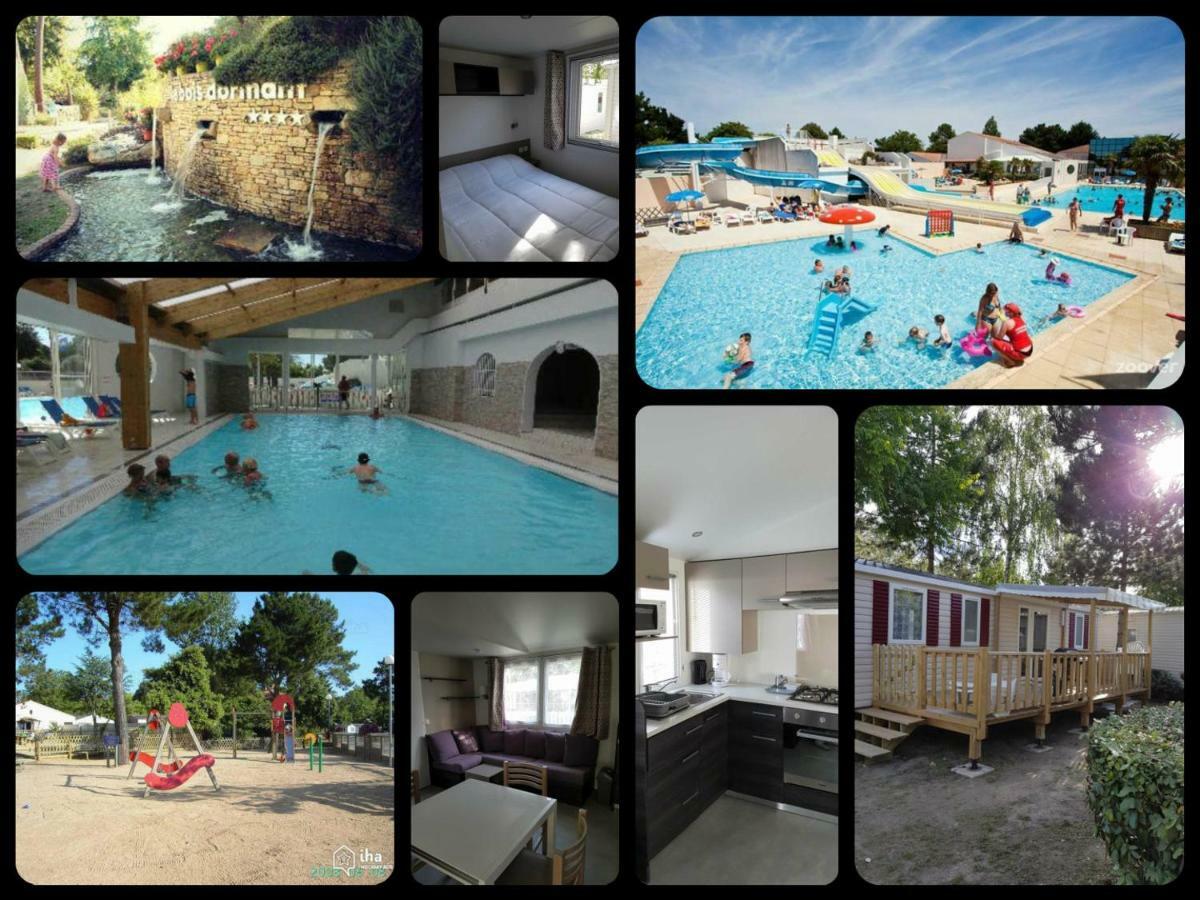 Mobil-Home 4 6 Personnes 2 Chambres Camping Le Bois Dormant Saint-Jean-de-Monts Esterno foto